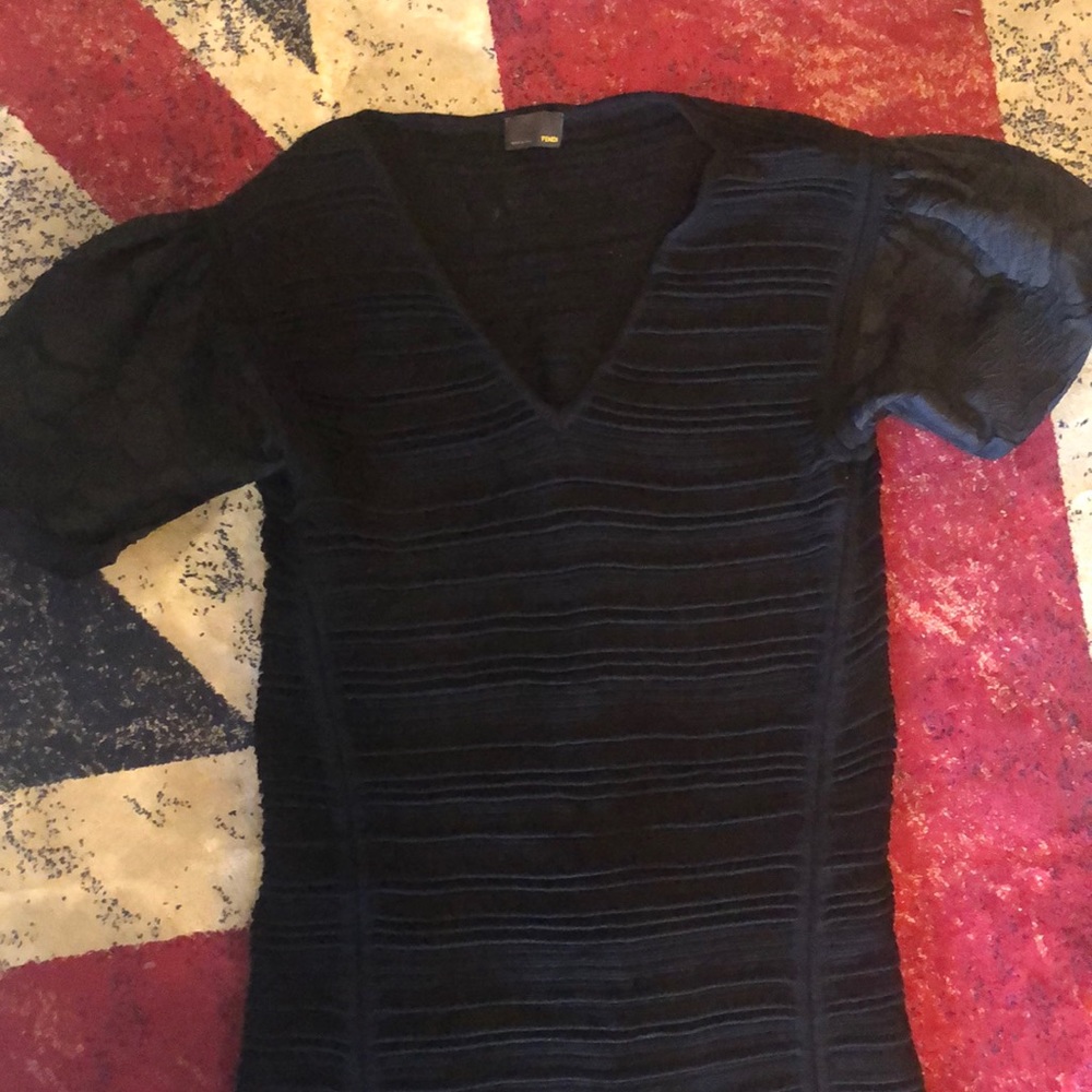Fendi sweater dress size 10-12 eu 44, midi preowned